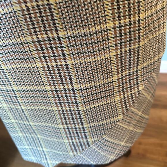 Cabi Brown Plaid Pastime Skirt - Picture 6 of 7